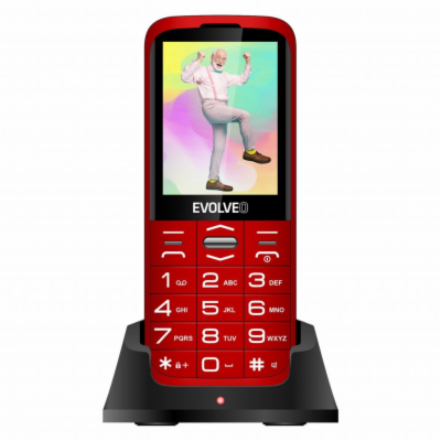 EVOLVEO EasyPhone XO, mobilní telefon pro seniory s nabíj...
