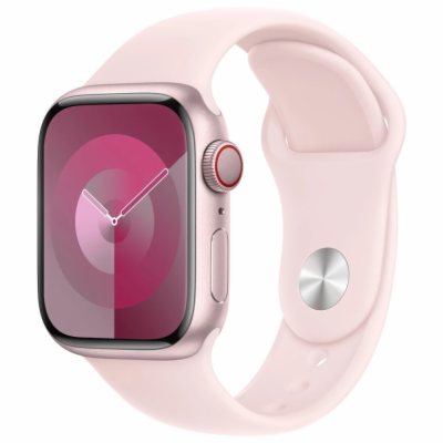 Apple Watch S9 Cell/41mm/Pink/Sport Band/Light Pink/-S/M