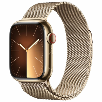 Apple Watch Series 9 Cellular 41mm Zlatá ocel se zlatým m...