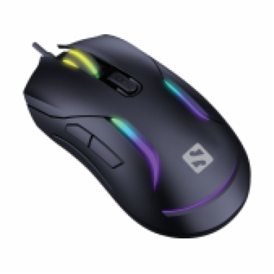Sandberg LightFlow 6D Gamer Mouse, herní myš, 3600dpi, LE...