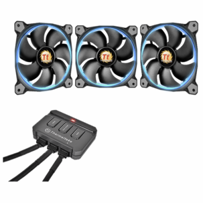 Thermaltake ventilator 140mm Riing 14 LED RGB 3er Set