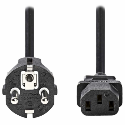 NEDIS napájecí kabel 230V/ přípojný 10A/ konektor IEC-320...