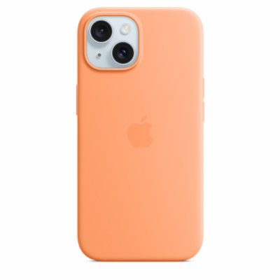 Apple Silikonové s MagSafe iPhone 15, sorbetově oranžová ...