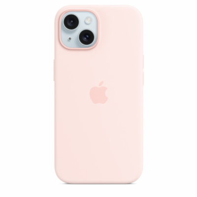 Apple Silikonové s MagSafe iPhone 15 Plus, světle růžové ...