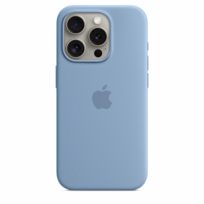 Apple Silikonové s MagSafe iPhone 15 Pro Max, ledově modr...
