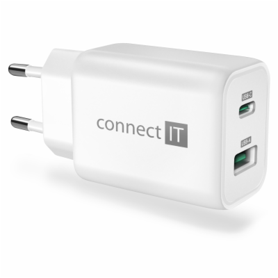 CONNECT IT Wanderer2 GaN nabíjecí adaptér 1×USB-C + 1xUSB...