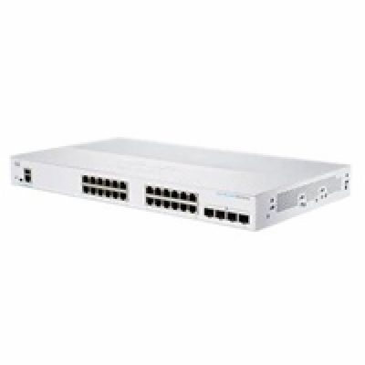 Cisco switch CBS350-24T-4G-UK (24xGbE,4xSFP,fanless) - RE...