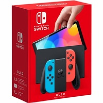 Nintendo Switch (OLED) Neon Red & Blue