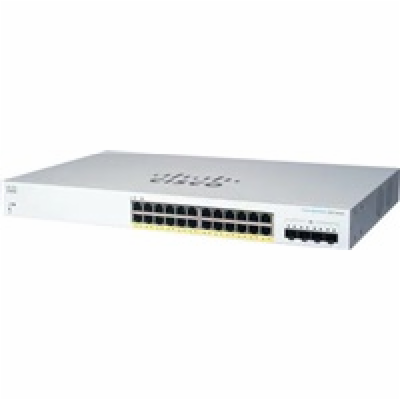 Cisco switch CBS220-24P-4X (24xGbE,4xSFP+,24xPoE+,195W) -...