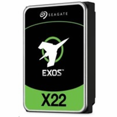 SEAGATE HDD 22TB EXOS X22, 3.5", SATAIII, 512e, 7200 RPM,...