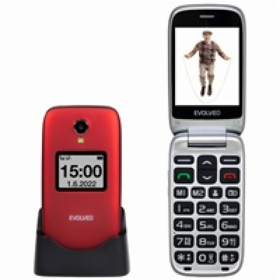 EVOLVEO EasyPhone FS, vyklápěcí mobilní telefon 2.8" pro ...