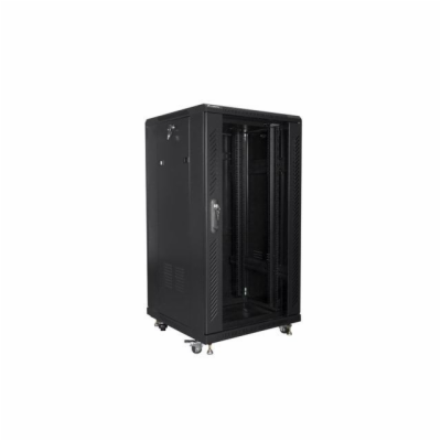LANBERG Volně stojící skříň 19" 22U/600x600 černá (RAL900...