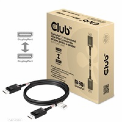 Club3D Kabel DisplayPort 2.1 na DisplayPort 2.1 4K120Hz/8...