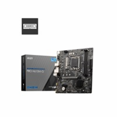 MSI MB Sc LGA1700 PRO H610M-G, Intel H610, 2xDDR5, 1xDP, ...