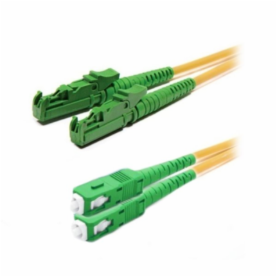 XtendLan FO patch E2000/APC-SC/APC 10m 9/125 duplex, LS0H...
