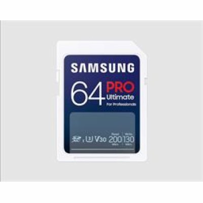 SAMSUNG PRO Ultimate SDXC 64GB / CL10 USH-I U3 / V30