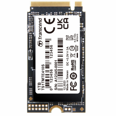 TRANSCEND SSD 1TB 410S, M.2 2242, PCIe Gen4x4, NVMe, 3D T...