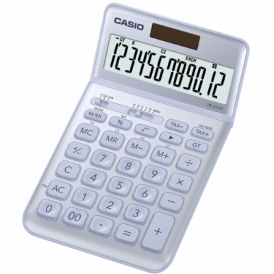 Casio JW 200 SC BU Stolní kalkulačka, sv. modrá