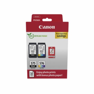 Canon cartridge PG-575/CL-576 PVP / Black + Color / 1x5,6...