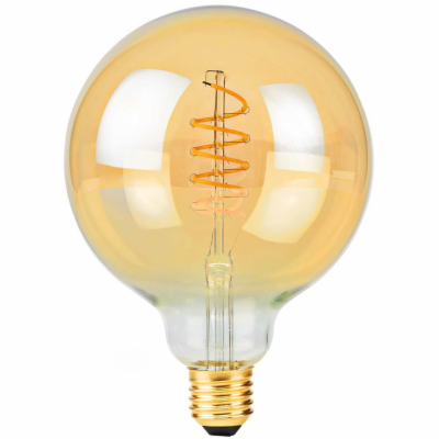 NEDIS LED žárovka E27/ G125/ 3,8 W/ 220 V/ 250 lm/ 2100 K...