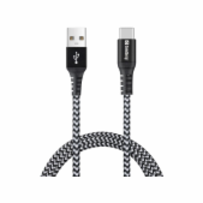 Sandberg Survivor nabíjecí kabel USB-A do USB-C, 1m, čern...