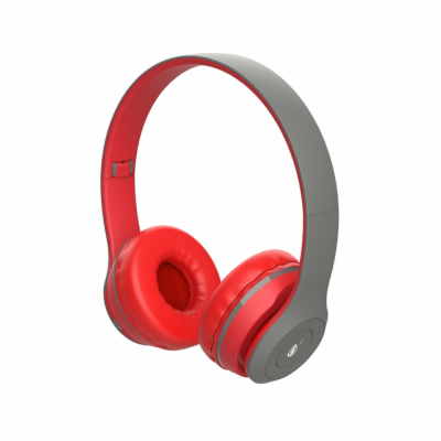 Bluetooth sluchátka Moveteck C6391 - červené Stylová sluc...