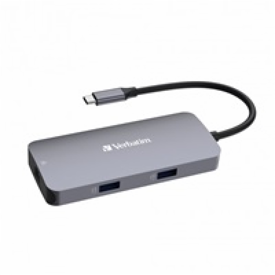 VERBATIM Hub USB-C Pro Multiport 5 Port, 2x USB 3.2, 1x U...