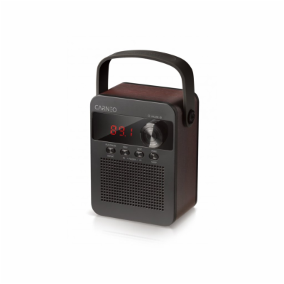 Rádio CARNEO F90 FM, bluetooth reproduktor, black/wood CA...