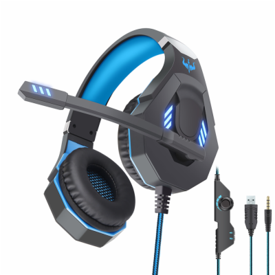 Sluchátka k PC Ovleng  GT93 s mikrofonem Stylový headset ...