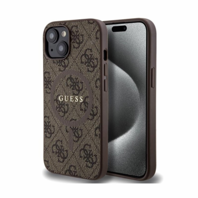 Guess PU Leather 4G Colored Ring MagSafe Zadní Kryt pro i...