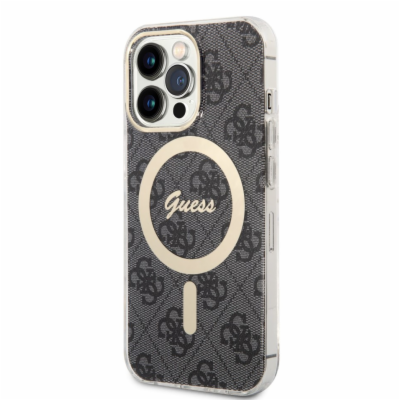 Guess IML 4G MagSafe Zadní Kryt pro iPhone 13 Pro Black G...