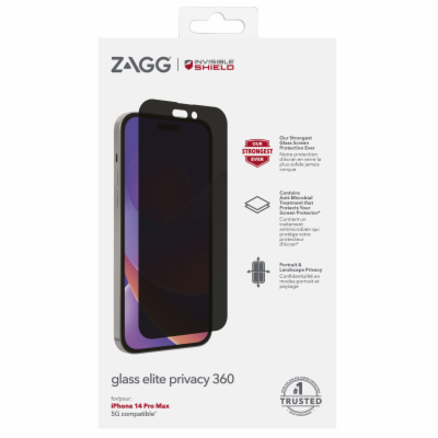 ZAGG Invisible Shield Elite Privacy 360 sklo iPhone 14 Pr...