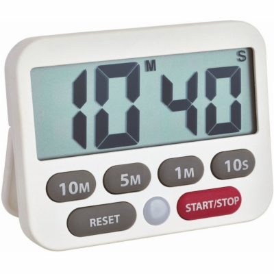 TFA 38.2038.02 - digitální časovač a stopky - bílá
