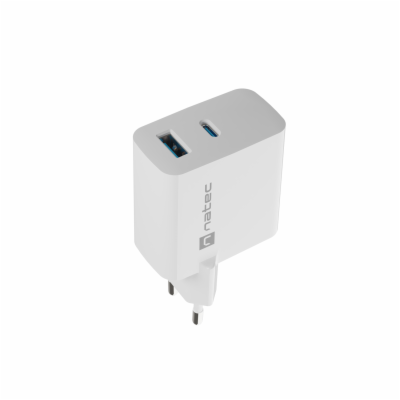 Univerzální USB nabíječka Natec RIBERA GaN 45W, 1X USB-A,...
