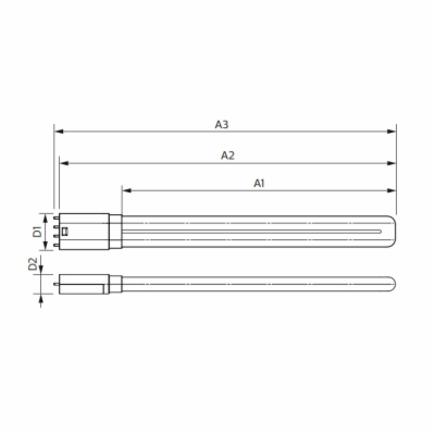 LED žárovka Philips PLL EM/Mains 8W 840 4P