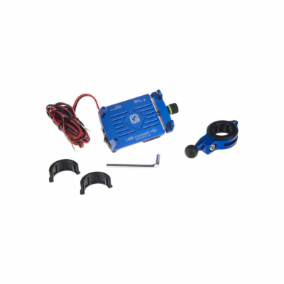 Držák telefonu na kolo/motocykl STU r12usb s USB nabíječkou