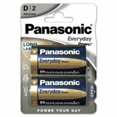 Panasonic Alkalická baterie LR20EPS/2BP Everyday Power (B...