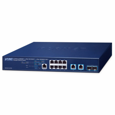 Planet MGS-6311-10T2X L3 switch, 8x2,5Gb, 2x10Gb, 2x10Gb ...