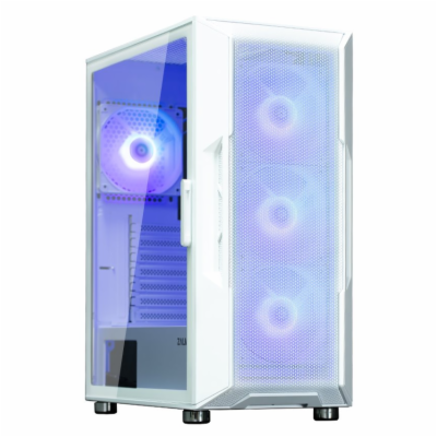 Zalman skříň I3 Neo ARGB white / ATX / 4x120 ARGB fan / 2...