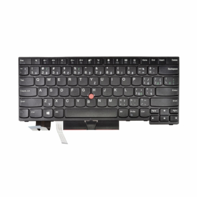 DeTech Podsvícená klávesnice pro notebook Lenovo T490, CZ...
