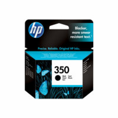 HP 350 original ink cartridge black low capacity 4.5ml 20...