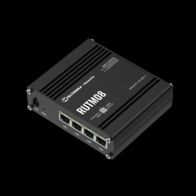 Teltonika RUTM08 průmyslový router, 3x Gbit LAN, 1x Gbit WAN