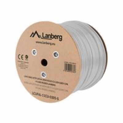 LANBERG LAN KABEL CAT.6A UFTP 305M SOLID CU LSZH GREY CPR...