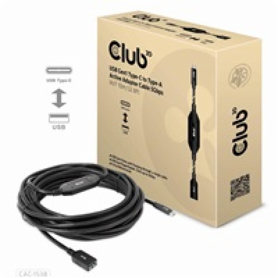 Club3D Kabel USB-C na USB-A, Aktivní adaptér/kabel, 5 Gbp...
