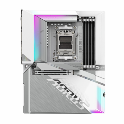 GIGABYTE MB Sc AM5 B650E AORUS STEALTH ICE, AMD B650, 4xD...