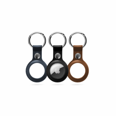 Epico Leather Case for AirTag - hnědá