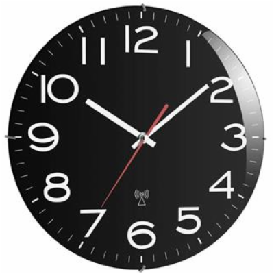 TFA nástěnné hodiny řízené DCF signálem 60.3509 - kryt ze...
