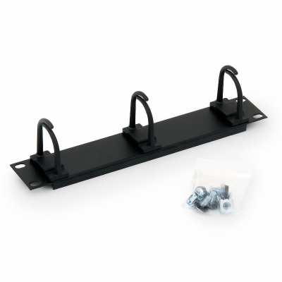 Vyvazovací panel Triton 10" černý 1U 3x plast 10" vyvazov...