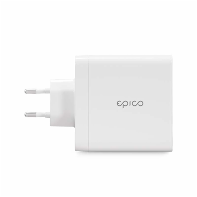 Epico 140W GaN síťová nabíječka - bílá