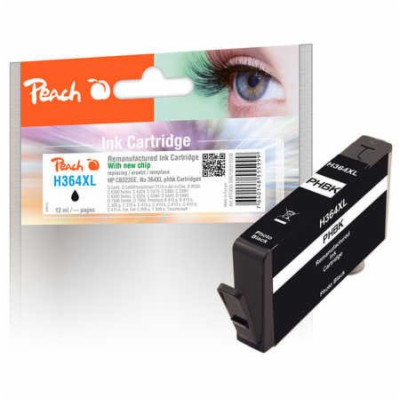 Peach H364XL foto černá kompatibilní s HP No. 364XL, CB322EE